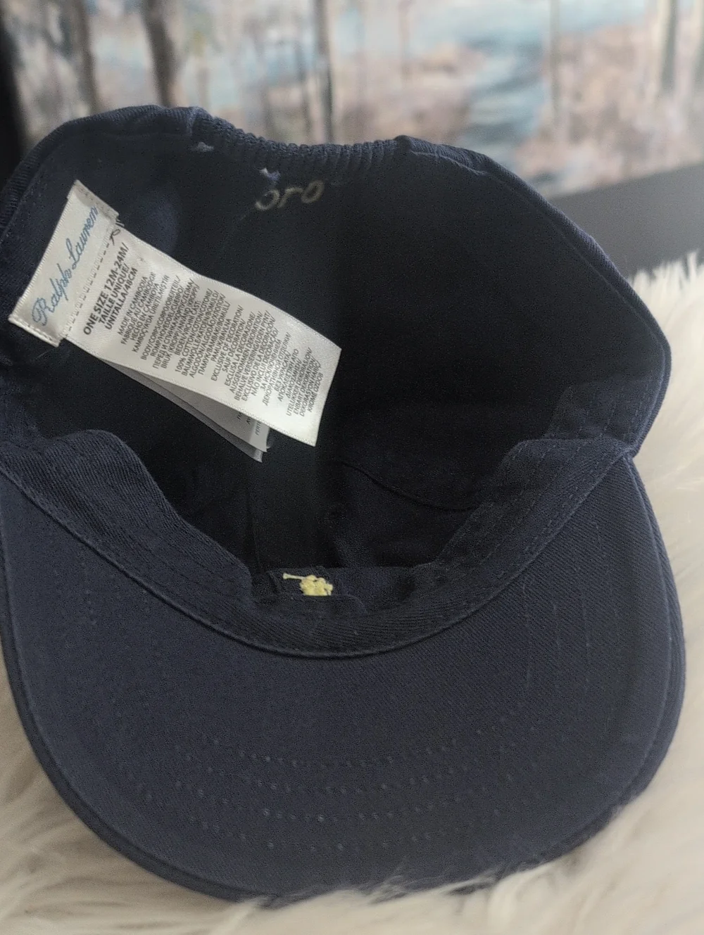 Ralph Lauren Navy Cap For Toddlers